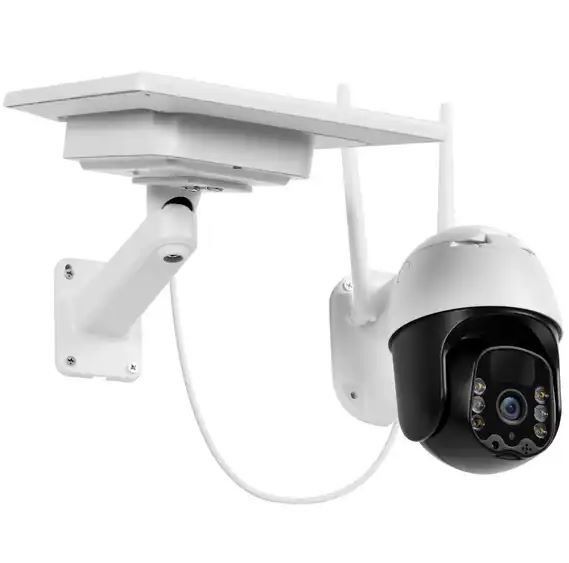 8W 태양광 패널 CCTV 카메라 풀 HD 1080P 4G 심 카드 태양광 보안 카메라