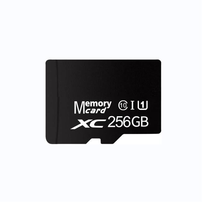 256GB 10급 마이크로 SD 카드 UHS-I U1 대시캠 카메라 모바일 패드와 호환