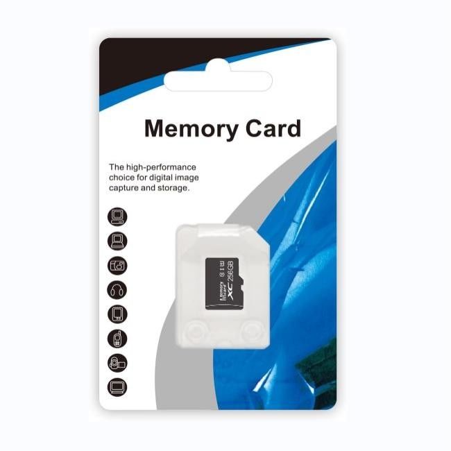 256GB 10급 마이크로 SD 카드 UHS-I U1 대시캠 카메라 모바일 패드와 호환
